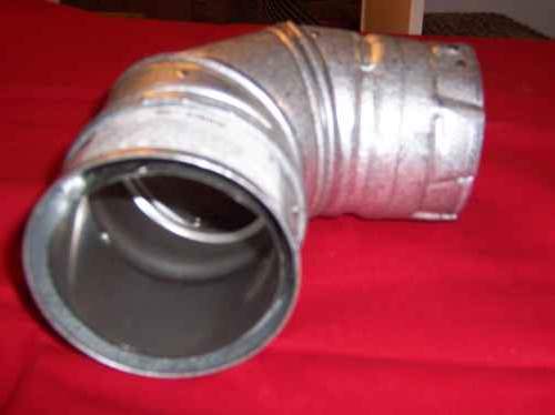 PelletVent Multi-Fuel 3 in. 90-Degree Elbow 33090, 3PVM-E90