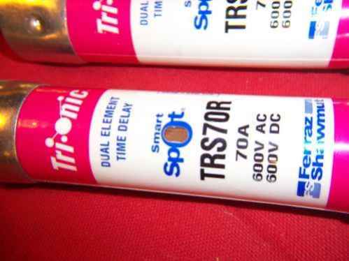 3 New Trs70R 70A Tri-Onic Fuses Smart Spot Ferraz