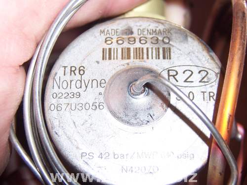 Nordyne thermal expansion valve 3 ton R-22 669630 067U3056