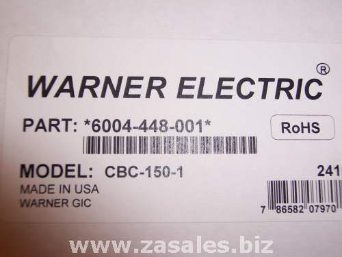 Warner Electric CBC-150-1 Clutch/Brake Control, 120VAC, 90VDC