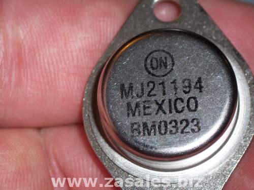 ON semiconductor MJ21194 16 Amp Power Transistor 250 VOLTS 16 AMPS
