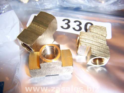 WEATHERHEAD 3700X4 103-70104 1/4 brass Pipe Tee T