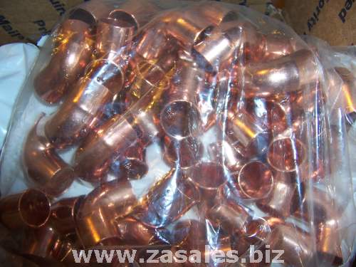 Mueller 1/2 WRT 90 ELL SR Copper Sweat solder elbow fitting WB01622
