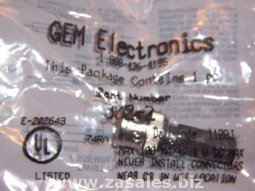 Gem Electronics Twist on BNC plug 302-2 CCTV Cable Video connector