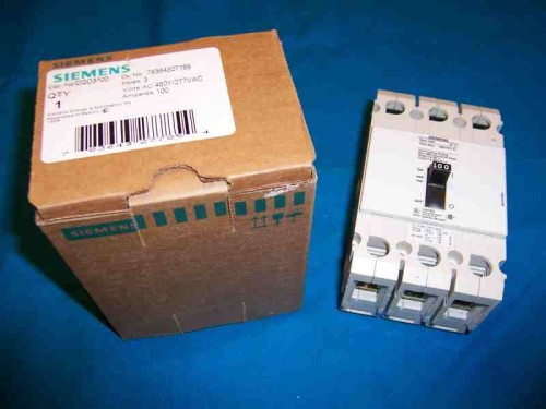 Siemens CQD3100 - Breaker CQD 3P 100A 480/277V 14KA DIN