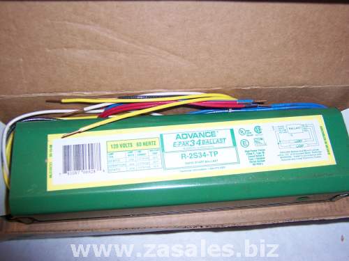 Advance Transformer R-2S34-TP ballast for 2 F40T12 Rapid start lamps