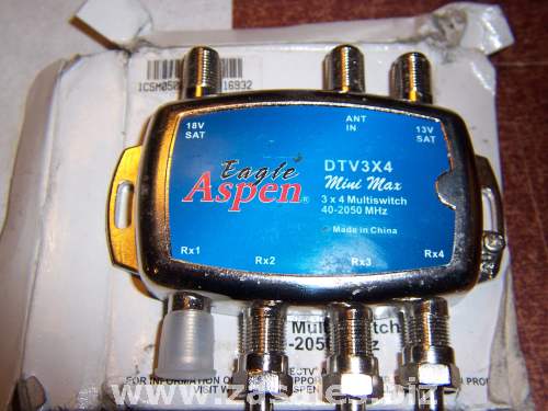 Eagle Aspen DTV3X4 DirecTV-Approved Min-Max 3-In/4-Out Multiswitch
