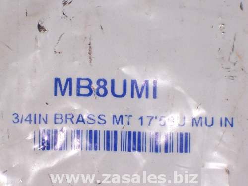 MB8UMI Antenex 3/4 Hole Brass NMO Mount with 17' RG58U Cable