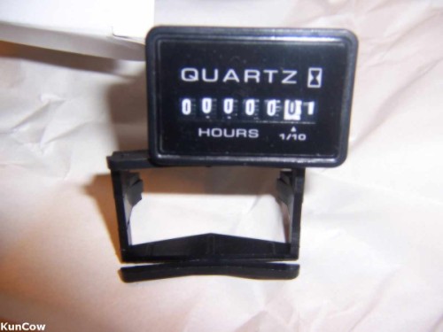Hour meter Honeywell 28100 28100-01  120 -240V Panel Mount