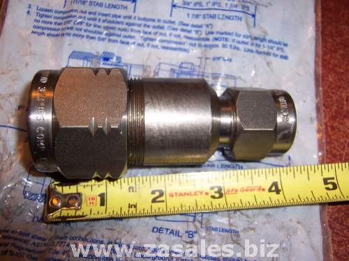 continental Ind compression connector 5/8 x 3/4 1340-00-1004-00