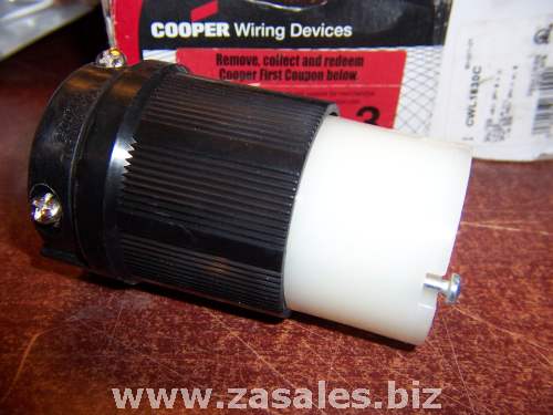 Cooper CWL1630C 3p 4w 30a 480V 3ph Connector nema L16-30R
