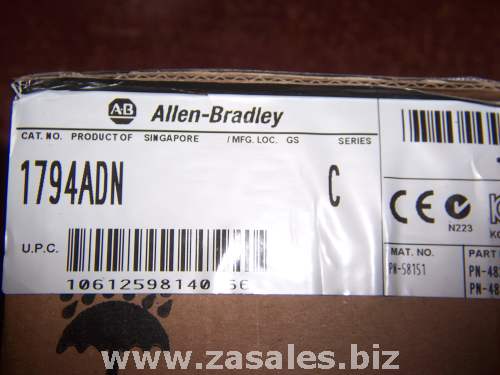 Allen-Bradley 1794-ADN  Ser C DeviceNet 24V DC Media Adapter Module