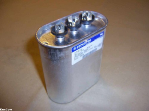 Ge Genteq Oval Capacitor 35 5 Uf Mfd 440 Volt Z97F9735 97F9735