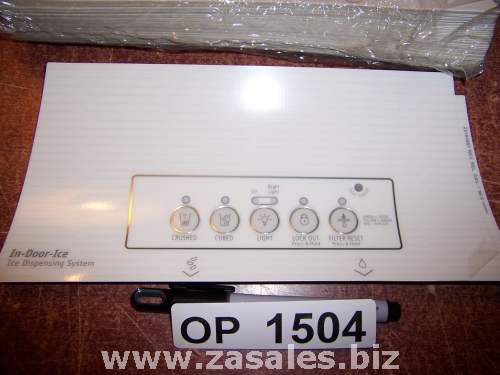 2318489T Refrigerator Door Push Button Panel Switch Overlay Whirlpool