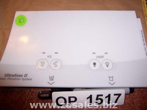 2301379W Refrigerator Door Push Button Panel Switch Overlay Whirlpool