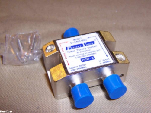 New Minature Power Passing Cable Splitter Pvdp-2