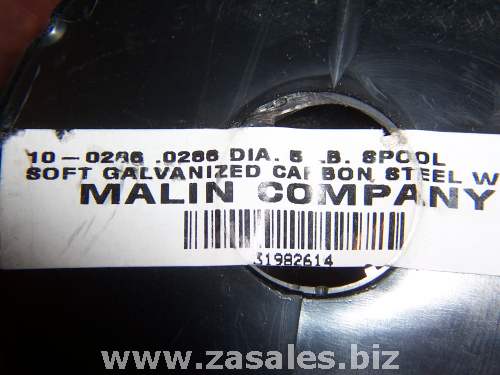 Malin Company Baling Wire,0.0286Dia,2292ft Model: 10-0286-005S