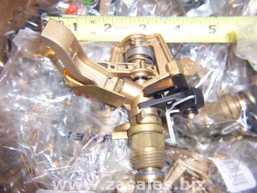 Irrigator Pro 423015 Metal Adjustable Part or Full Circle Metal Impact Sprinkler, 1/2-Inch, Gold