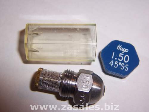 Hago 15045SS Oil Burner Nozzle 1.50 45 Degree SS Stainless Steel 1.50-45 SS