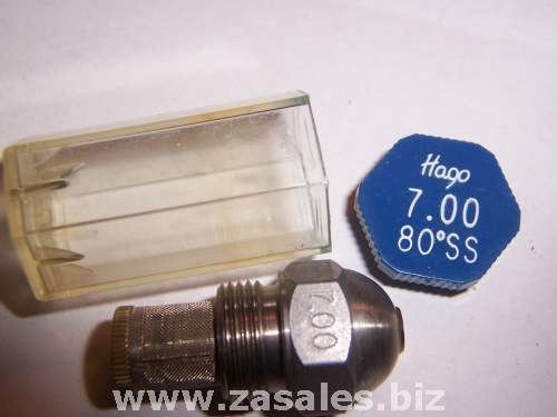 HAGO 7.00 GPH 80 DEGREE SS SEMI SOLID NOZZLE (70080SS, 030G2334)