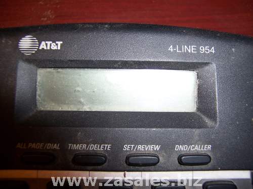 Details about   AT&T 4-LINE 954 Black Desk Phone  