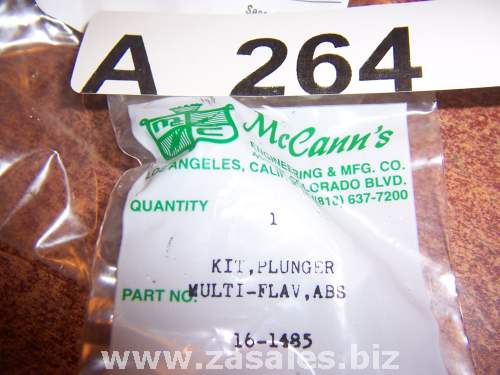 Coke-Cola Soda Dispenser Part # 28080 16-1485 plunger kit McCann's