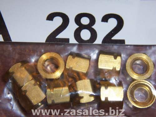 Coke-Cola Soda Dispenser Part # 23557 Nut with sleeve 1/4 