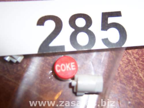 Coke-Cola Soda Dispenser Part # 24369 Cap Button Coke Red Bar Gun