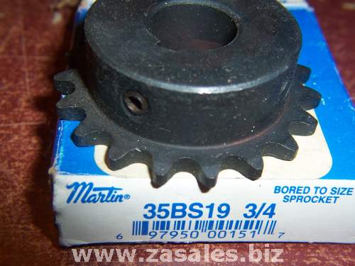 Martin Sprocket 35BS19-3/4 PITCH: #35 TEETH: 19 BORE: 3/4 INCH