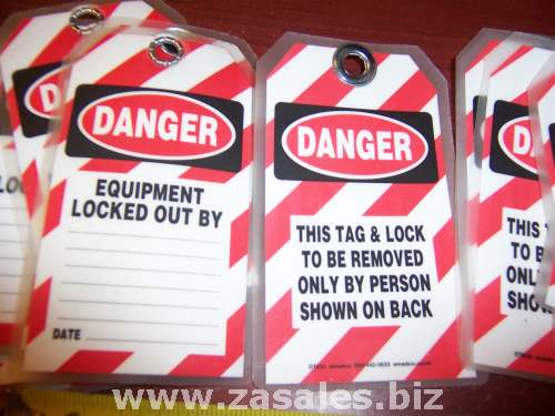 Emedco DT633 Danger Tag Equipment Locked out Lock-Out Tag
