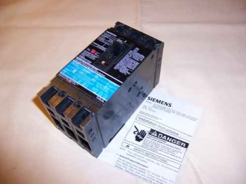 New Siemens ED63B020 Circuit Breaker Ed 3P 20A 600V 18ka LD Lug