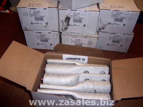 Burndy YA34A3 534607 500 MCM 2 Hole AL Crimp Lug