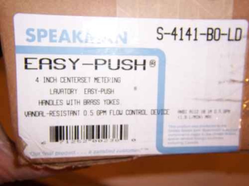 Speakman S-4141-Ld Easy-Push Chrome Metering Faucet