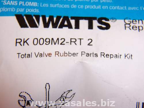 Watts RK 009M2 RT 2 Backflow Preventer Repair Kit 2