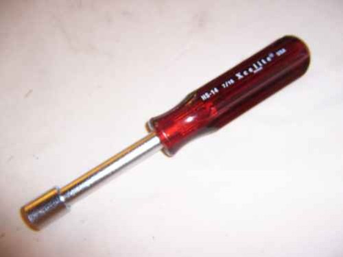Xcelite HS14 Hollow Shaft Hex Nut Driver with Brown Handle 7/16 Weller