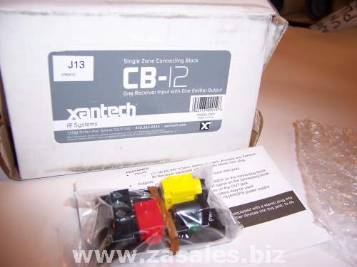 Xantech CB12 Infrared One Zone One Source Connecting Block