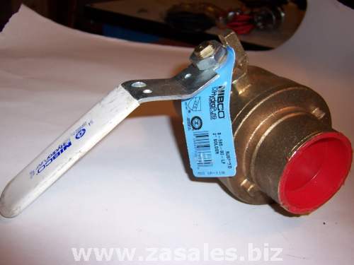 NJ831XD Nibco 2 in. 600#Bronze Solder Full Port Ball Valve