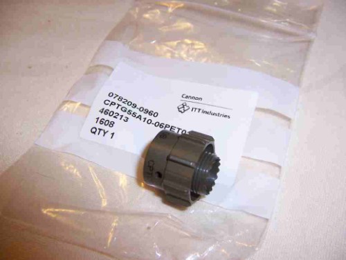 Itt 6 Pin Circular Electrical Aviation Connector cptg55a10-06pet01lc