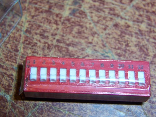 78yy224725 DIP switch 12 position IC solder mount
