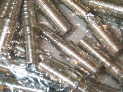 MicroMatic - Straight Splicers - SSS-BC 3/8 X1/4 Stainless Steel Hose Barb Adapters