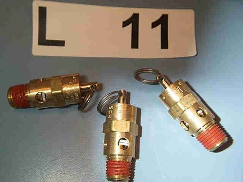 3 New 1/4 Air Compressor Safety Vent Valves