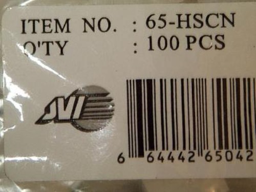 400 Avi 65-Hscn Coax Wedge Clips Shingle?