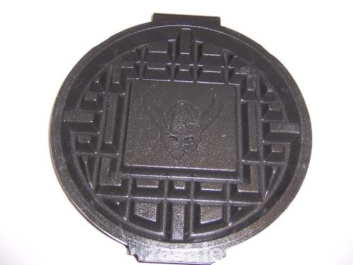 Carbon's Waffle Iron Maker Replacement plate Viking Vikings