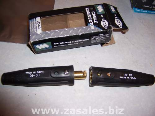 LEMCO LC-40 051504 Welding cable connector set USA MADE