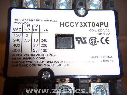 Hatco 02.01.015.00 OEM Contactor 50Amp 3P 120V HCCY3XT04PU