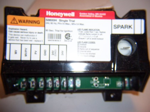 Honeywell S8600H3002 Intermittent Pilot Control