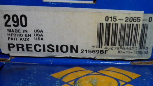 Precision Universal Joint290 Moog Federal Mogul USA