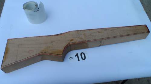 Rippled Cherry Gun Stock Blanks Gun Shotgun Rifle