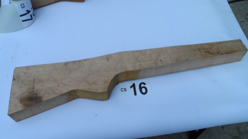 Rippled Cherry Gun Stock Blanks Gun Shotgun Rifle