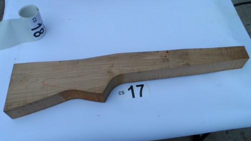Rippled Cherry Gun Stock Blanks Gun Shotgun Rifle